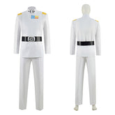 Star Wars Rebels Grand Admiral Thrawn Cosplay Costume White Soldier Uniform Halloween Carnival Suit
